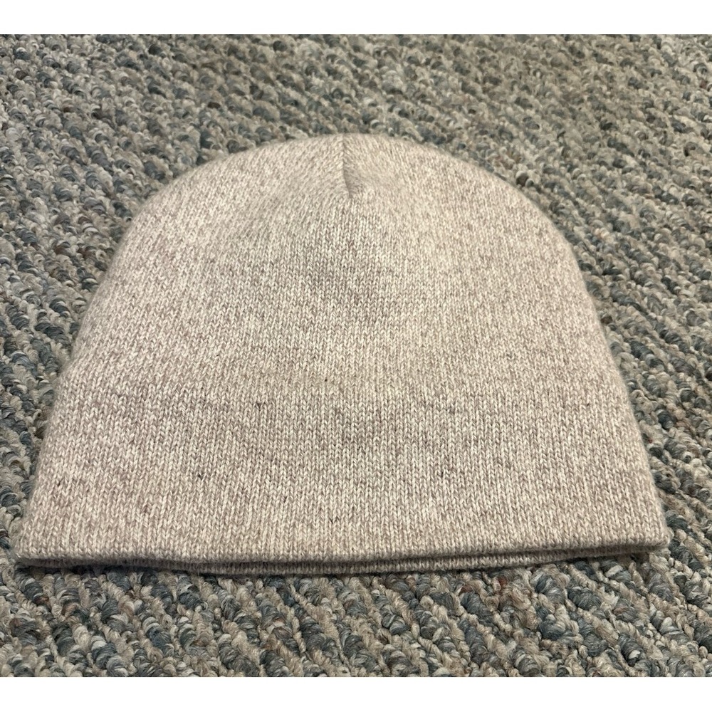 Duluth Trading Wool Blend Knit Beanie Hat Fleece Lined Mens M/L Outdoors